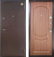 Входная дверь Бульдорс 14 (рисунок Б1, Орех лесной)
